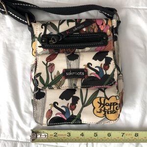 sakroots crossbody Nature/Happy & Free with birds